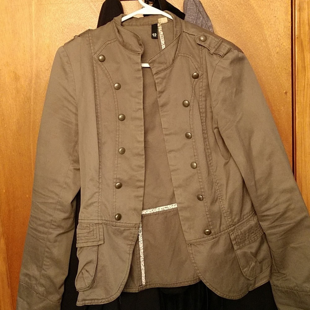 Olive Military Jacket
